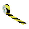 Picture of Duck Brand 283972_C Duck Printed Duct Tape, 6-Roll, Black/Yellow Stripes, 6 Rolls