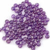 Picture of LPBeads 100PCS 8mm Natural Amethyst Beads Gemstone Round Loose Beads for Jewelry Making with Purple Stretch Cord