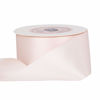 Picture of VATIN 2 inches Solid Blush Pink Double Faced Polyester Satin Ribbon for Craft, Gift Wrapping, Hair Bow, Wedding Deco 25 Yard Spool