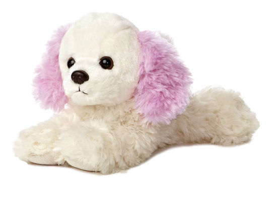 Picture of Aurora® Adorable Mini Flopsie™ Chloe™ Stuffed Animal - Playful Ease - Timeless Companions - White 8 Inches