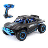 Picture of Gizmovine RC Cars 1/18 Scale 4WD High Speed Rock Crawler Vehicle 15.5MPH+ 2.4Ghz Radio Remote Control Off Road RTR Racing Monster Trucks Short Course Ghost Black & Blue