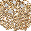 Picture of beadsland Flat Back Crystal Rhinestones Round Gems, Lt Colorado Topaz (2.3-2.5mm) SS8/1440pcs