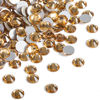 Picture of beadsland Flat Back Crystal Rhinestones Round Gems, Lt Colorado Topaz (2.3-2.5mm) SS8/1440pcs