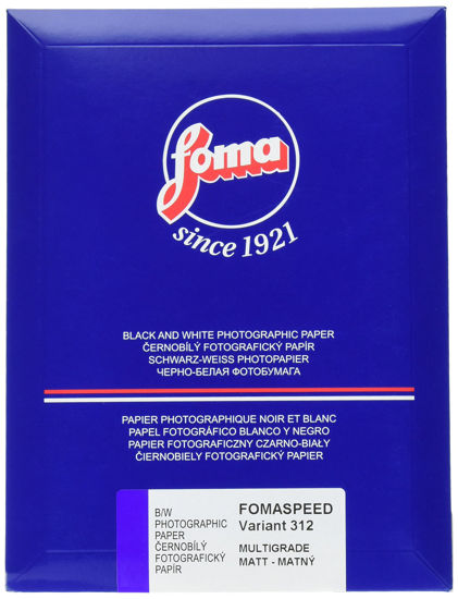 Picture of Foma Fomaspeed 312 Variant III VC RC Matte Black & White Photographic Paper, 5x7, 25 Sheets