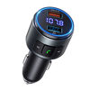 Picture of (Upgraded Version) VT Bluetooth FM Transmitter for Car, V5.0 Bluetooth Car Adapter, Bluetooth Radio for Car, MP3 Player with QC3.0 Quick Charge, Hands Free Calling, 2 Playing Modes, Blue led Display