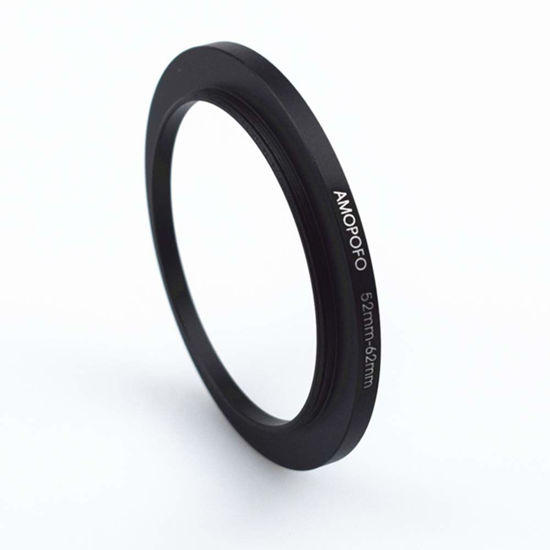 Picture of 52mm to 62mm Step-Up Ring Filter adapter/52mm to 62mm Camera Filter Ring for 62mm UV,ND,CPL,Metal Step Up Ring