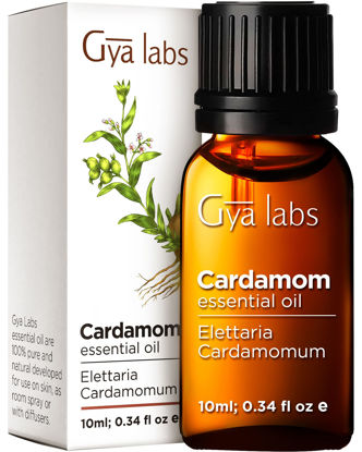 Picture of Gya Labs Cardamom Essential Oil (10ml) - Spicy & Slightly Sweet Scent