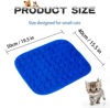 Picture of MICROCOSMOS Summer Cooling Mat & Sleeping Pad- Water Absorption Top, Waterproof Bottom, Materials Safe, Easy Carry, EZ Clean. Keep Cooling for Pets, Kids and Adults.