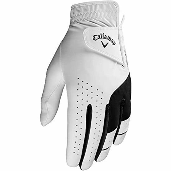 Picture of Callaway Golf Men's Weather Spann Golf Glove(White, Single, XX-Large, Prior Gen Model , Standard, Worn on Left Hand)