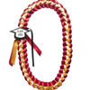 Picture of Graduation Leis 2023 with Money Holder, add your own! (Scarlet Red & Yellow Gold)