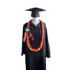 Picture of Graduation Leis 2023 with Money Holder, add your own! (Scarlet Red & Yellow Gold)