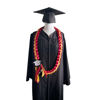 Picture of Graduation Leis 2023 with Money Holder, add your own! (Scarlet Red & Yellow Gold)