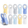 Picture of COOK WITH COLOR 10 Pc Bag Clips with Magnet- Food Clips, Chip Clips, Bag Clips for Food Storage with Air Tight Seal Grip for Bread Bags, Snack Bags and Food Bags (Yellow and Blue)