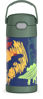 Picture of THERMOS FUNTAINER 12 Ounce Stainless Steel Vacuum Insulated Kids Straw Bottle, Dinosaurs