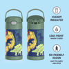 Picture of THERMOS FUNTAINER 12 Ounce Stainless Steel Vacuum Insulated Kids Straw Bottle, Dinosaurs