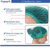 Picture of ProtectX Disposable Bouffant (Hair Net) Caps Hair Head Cover Nets 21” (Green 100 pack)