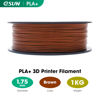 Picture of eSUN PLA+ Filament 1.75mm, 3D Printer Filament PLA Plus, Dimensional Accuracy +/- 0.03mm, 1KG Spool (2.2 LBS) 3D Printing Filament for 3D Printers, Brown