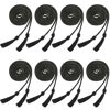 Picture of Trounistro 8 Pieces Graduation Cords Yarn Honor Cords with Tassel for College Graduation Students (Black)