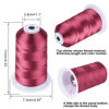 Picture of Simthread Embroidery Thread Logan Berry S081 5500 Yards, 40wt 100% Polyester for Brother, Babylock, Janome, Singer, Pfaff, Husqvarna, Bernina Machine