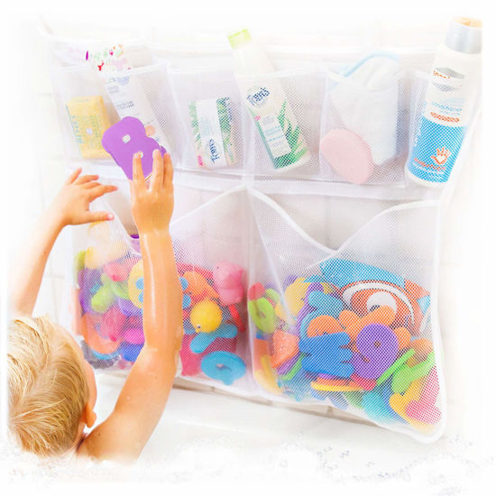 Kids bath deals toy holder