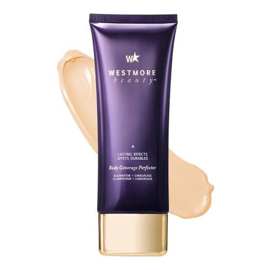 Picture of Westmore Beauty Body Coverage Perfector 7 Oz/ 210ml (Warm Radiance) - Waterproof Leg And Body Makeup For Tattoo Cover Up And More - The Best Tattoo Cover Up Leg Makeup