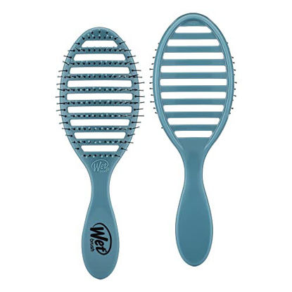 Wet Brush Speed Dry Hair Brush - Purple - Exclusive Intelliflex Bristles -  Vented Design Speeds Dry Time While Contouring To The Scalp For Comfort -  For Women Men Wet And Dry