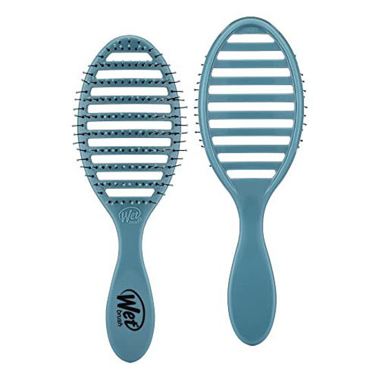 Picture of Wet Brush Speed Dry Hair Brush, Artic Blue - Vented Design and Ultra Soft HeatFlex Bristles Are Blow Dry Safe With Ergonomic Handle Manages Tangle and Uncontrollable Hair - Pain-Free Hair Accessories