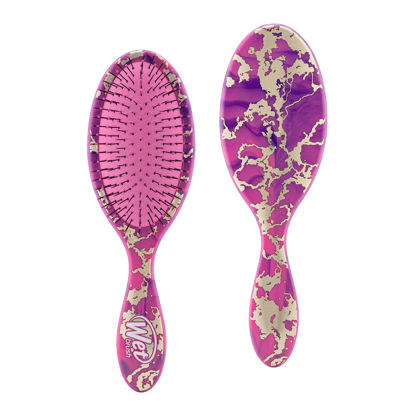 Picture of Wet Brush Original Detangling Brush, Pink (Electric Forest) - Detangler Brush with Soft & Flexible Bristles - Detangling Brush for Curly Hair - Tangle-Free Brush for Straight, Thick, & Wavy Hair