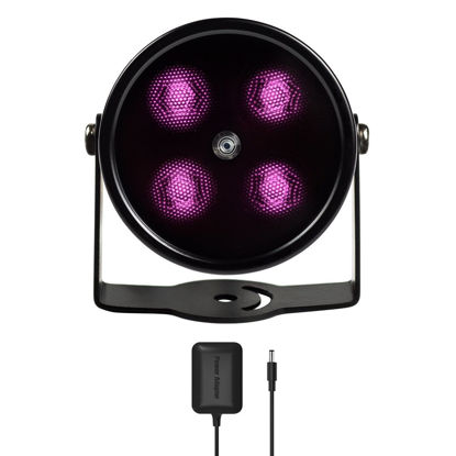 Picture of Tendelux 80ft IR Illuminator | AI4 No Hot Spot Wide Angle Infrared Light for Security Camera (w/Power Adapter)