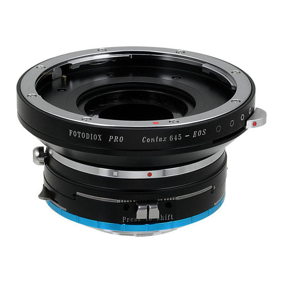 Picture of Fotodiox Pro Lens Mount Shift Adapter Contax 645 (C645) Mount Lenses to Fujifilm X-Series Mirrorless Camera Adapter - fits X-Mount Camera Bodies Such as X-Pro1, X-E1, X-M1, X-A1, X-E2, X-T1