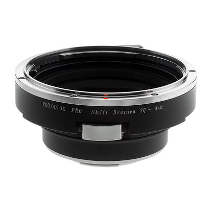 Picture of Fotodiox Pro Lens Mount Shift Adapter - Bronica SQ Mount Lens to Nikon F Mount SLR Camera Body