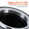 Picture of K&F Concept Lens Mount Adapter Comaptible for M42 Lens to Sony NEX Alpha E-Mount Camera Compatible with Sony Alpha NEX-7 NEX-6 NEX-5N NEX-5 NEX-C3 NEX-3 with Matting Varnish Design