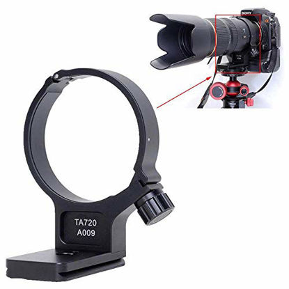 Picture of iShoot Metal Lens Collar Tripod Mount Ring Compatible with Tamron SP 70-200mm f/2.8 Di VC USD A009, Lens Support Holder Bracket Bottom is Arca-Swiss Fit Quick Release Plate Dovetail Groove