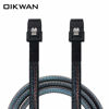 Picture of OIKWAN Internal Mini SAS to Mini SAS Cable, SFF8087 36 Pin to SFF8087 36Pin Data Cable Male Cord for Server, Raid Controller, SAS/SATA HBA, Data Storage System-1.6FT…