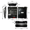 Picture of Wired landline Phone, Senior-Friendly Phone with Large Buttons, Visually and Hearing-impaired Senior Phone - Home Corded Telephone (Black)