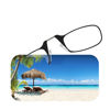 Picture of ThinOptics Universal Pod Case + Rectangular Reading Glasses, Tropical Holiday, 44mm + 1.5