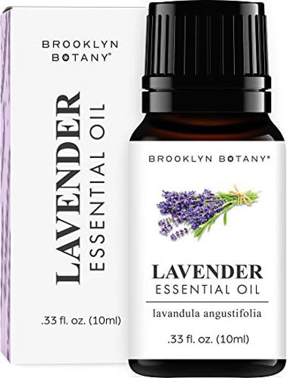 Picture of Brooklyn Botany Lavender Essential Oil - 100% Pure and Natural Therapeutic Grade Essential Oil - Lavender Oil for Aromatherapy and Diffuser - 0.33 Fl Oz