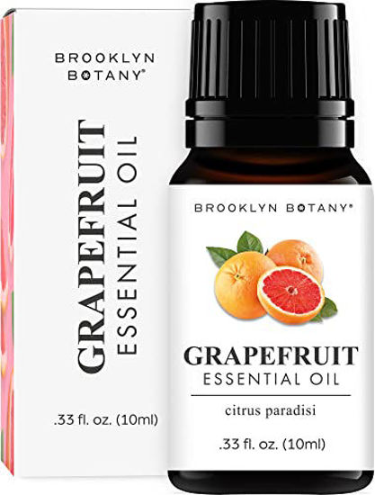 Picture of Brooklyn Botany Grapefruit Pink Essential Oil - 100% Pure and Natural Therapeutic Grade Essential Oil - Grapefruit Pink Oil for Aromatherapy and Diffuser - 0.33 Fl Oz