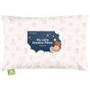 Picture of Toddler Pillow with Pillowcase - 13x18 My Little Dreamy Pillow, Organic Cotton Toddler Pillows for Sleeping, Kids Pillow, Travel Pillows, Mini Pillow, Nursery Pillow, Toddler Bed Pillow(ABC Land Rose)