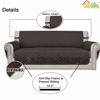 Picture of Easy-Going 4 Seater Sofa Slipcover Reversible Sofa Cover Water Resistant Couch Cover with Foam Sticks Elastic Straps Furniture Protector for Pets Children Dog Cat (XX-Large, Chocolate/Ivory)