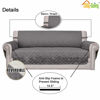 Picture of Easy-Going Sofa Slipcover Reversible Loveseat Sofa Cover Couch Cover for 2 Cushion Couch Furniture Protector with Elastic Straps for Pets Kids Dog Cat (Oversized Loveseat, Gray/Ivory)