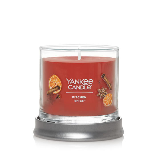 Picture of Yankee Candle Kitchen Spice Scented, Signature 4.3oz Small Tumbler Single Wick Candle, Over 20 Hours of Burn Time