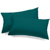 Picture of Utopia Bedding Throw Pillows Insert (Pack of 2, Dark Teal) - 12 x 20 Inches Bed and Couch Pillows - Indoor Decorative Pillows