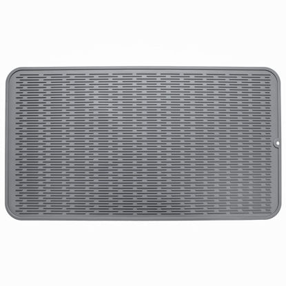 MicoYang Silicone Dish Drying Mat for Multiple Usage,Easy  clean,Eco-friendly,Heat-resistant Silicone Mat for Kitchen Counter or  Sink,Refrigerator or Drawer Liner Tapioca XL 18 inches x 16 inches - Yahoo  Shopping