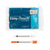 Picture of EasyTouch U-100 Insulin Syringe with Needle, 30G 1cc 5/16-Inch (8mm), Box of 100