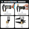 Picture of Simhevn Electronic Digital Caliper, LCD | 0 to 6 inch Inch and Millimeter Conversion, Automatic Shutdown Function, Very Suitable for home/jewelry/3D Printing/DIY Measurement, etc