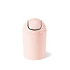 Picture of Umbra 1.25-Gallon Mini Waste Can w/Swing-Top Lid - Small Garbage Bin for Compact Spaces Under Tables & Counters, Miniature Trashcan, Removable Lid for Kitchens Bathrooms Bedrooms Dorms, Pink