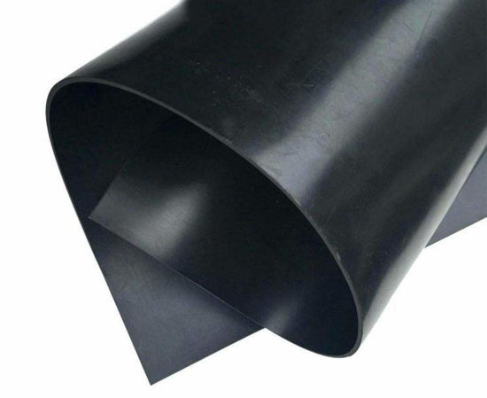 Picture of Neoprene Rubber Sheet, Rolls, Strips 3/8" (.375") Thick x 8" Wide x 10' Long Solid Rubber