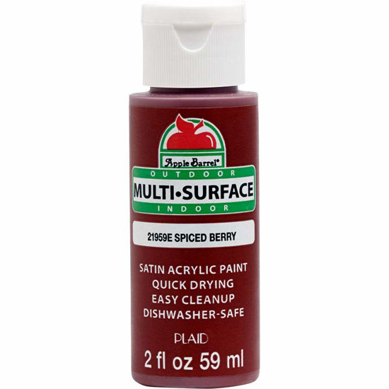 Picture of Apple Barrel Multi Surface Acrylic Paint, 2 oz, Spiced Berry 2 Fl Oz,21959E