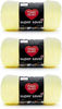 Picture of Red Heart Super Saver Pale Yellow Yarn - 3 Pack of 198g/7oz - Acrylic - 4 Medium (Worsted) - 364 Yards - Knitting/Crochet